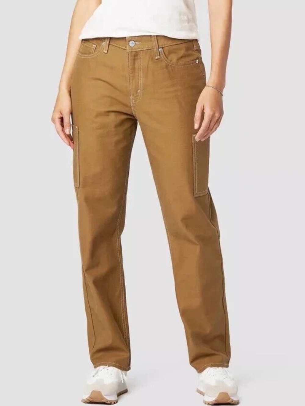 Denizen Levi’s Utility ’90s Loose Straight Pants NWT Brown W30 Size 10